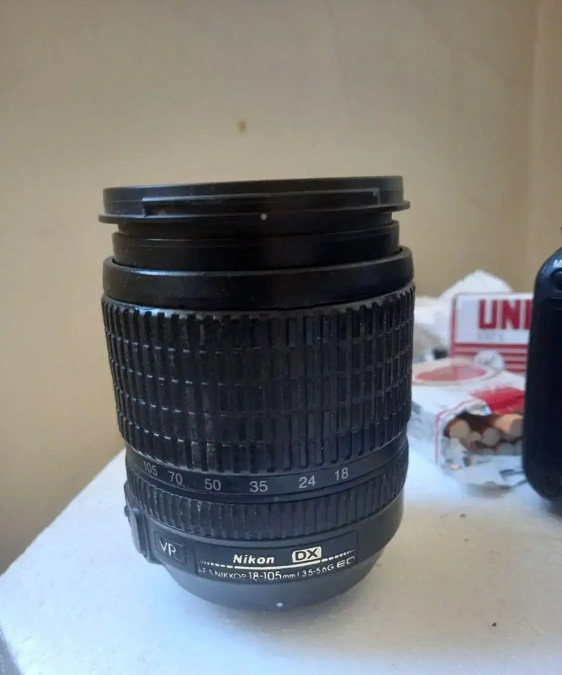 لنز ۱۸ ۱۰۵ نیکون nikon دست دو