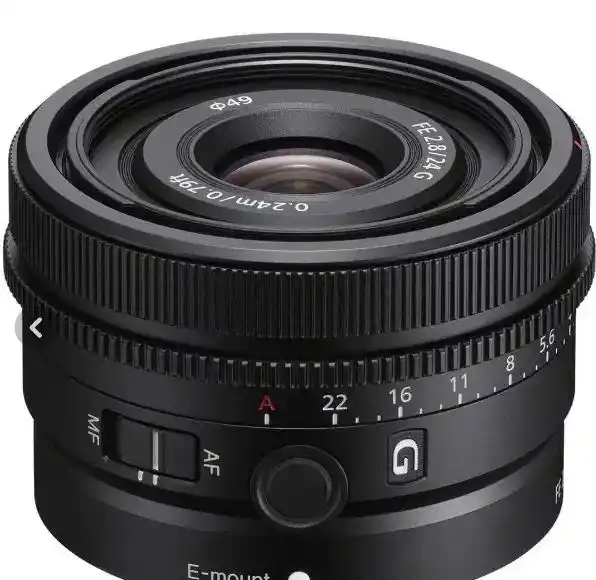 لنز سونی جی مستر 24mm f/2.8 sony gواید دست دو