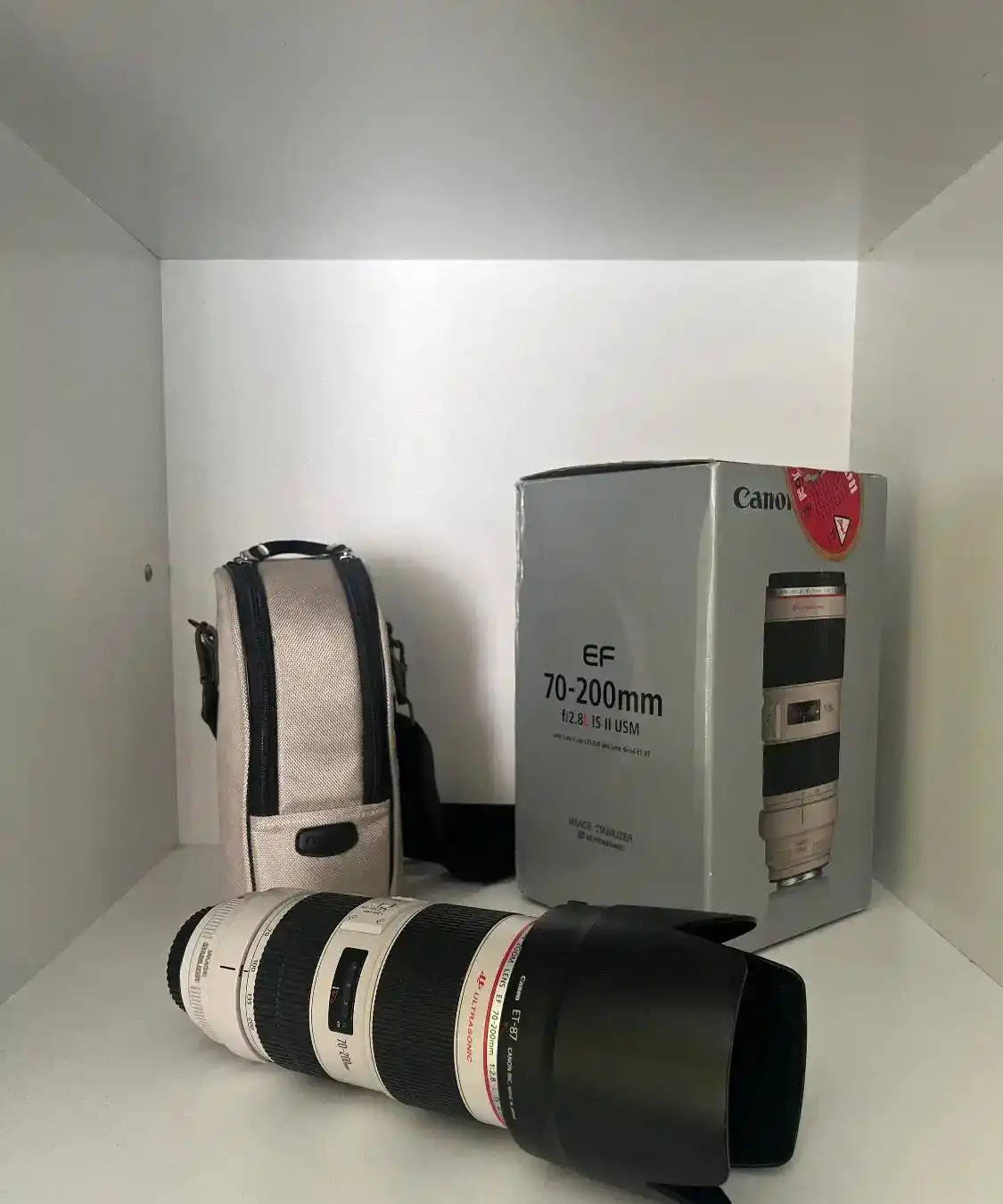 لنز کنون ۷۰-۲۰۰ دست دو