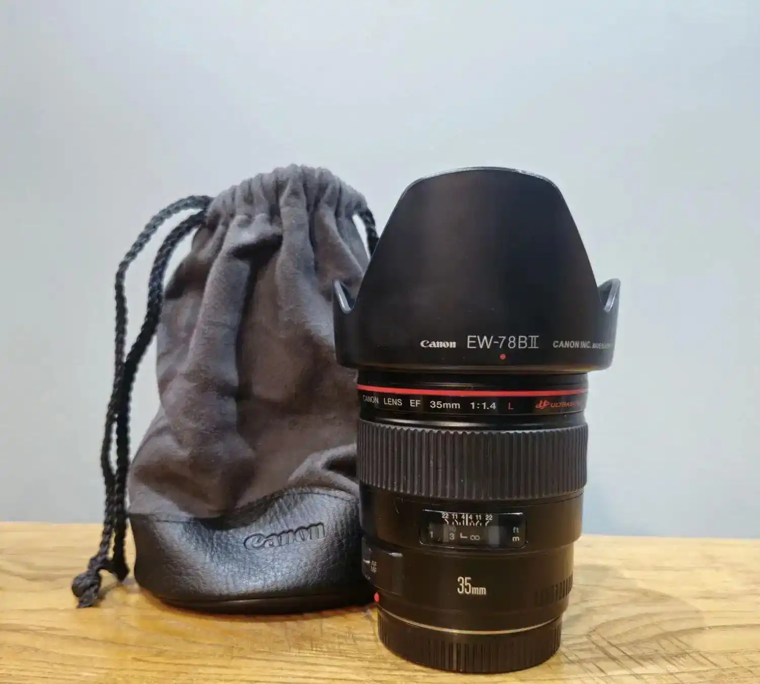 لنز Canon EF 35mm f/1.4 L USM (نسخه I) دست دو