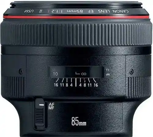 لنز  Canon مدل EF 85mm f/1.2L II USM دست دو