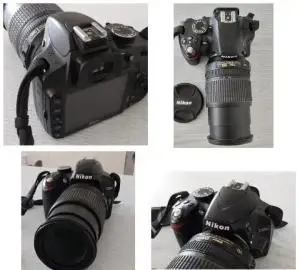 دوربین nikon ۳۲۰۰d با لنز 18-135 کاملا سالم دست دوم