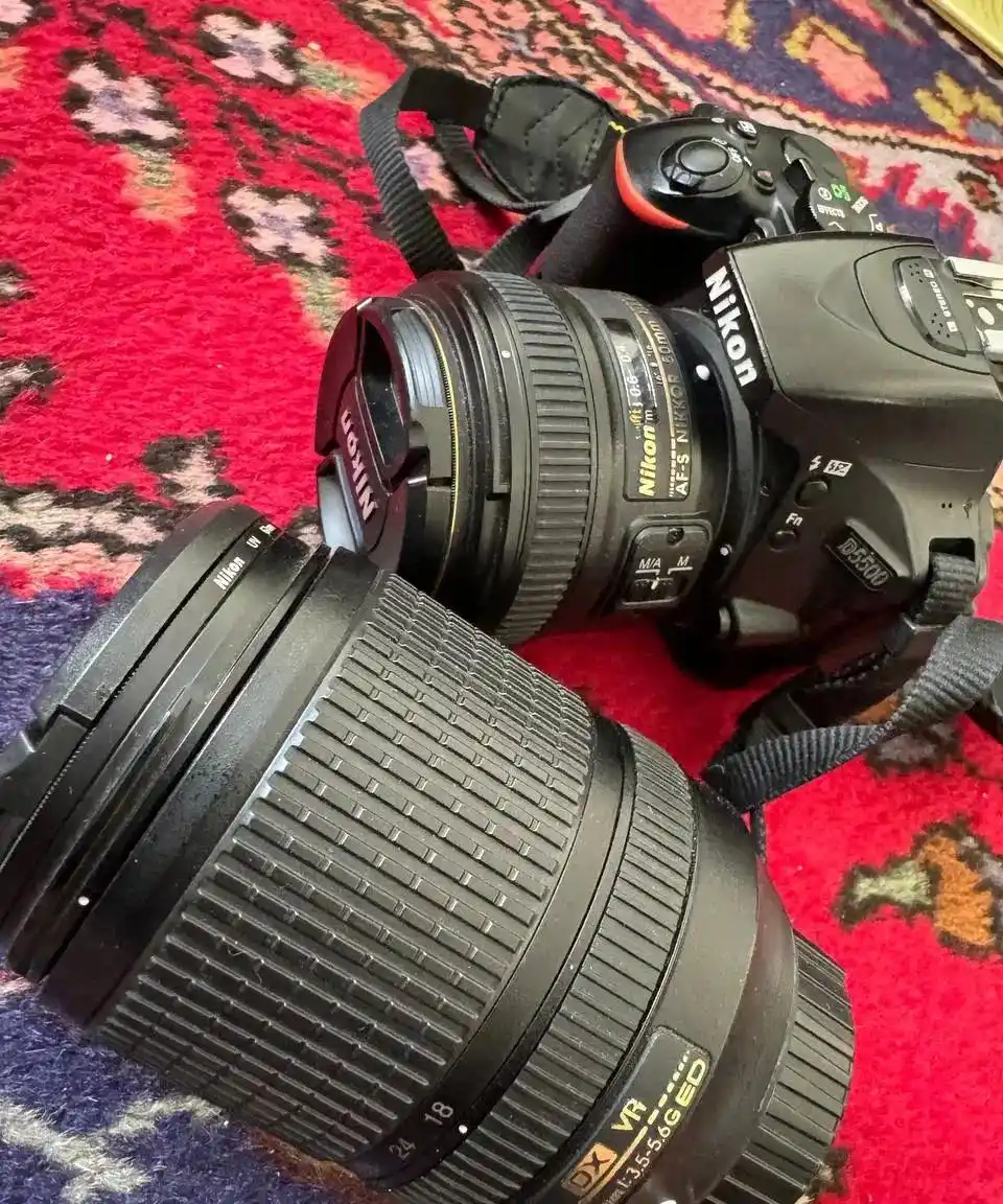 دوربین عکاسی و فیلم برداری دست دو