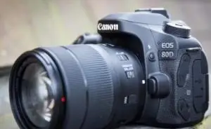 دوربین 80D Canon با لنز 50 فیکس F1/8 دست دوم