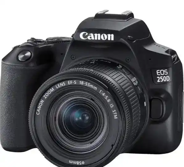 دوربین دیجیتال کانن مدل EOS 250 D به همراه لنز STM دست دو