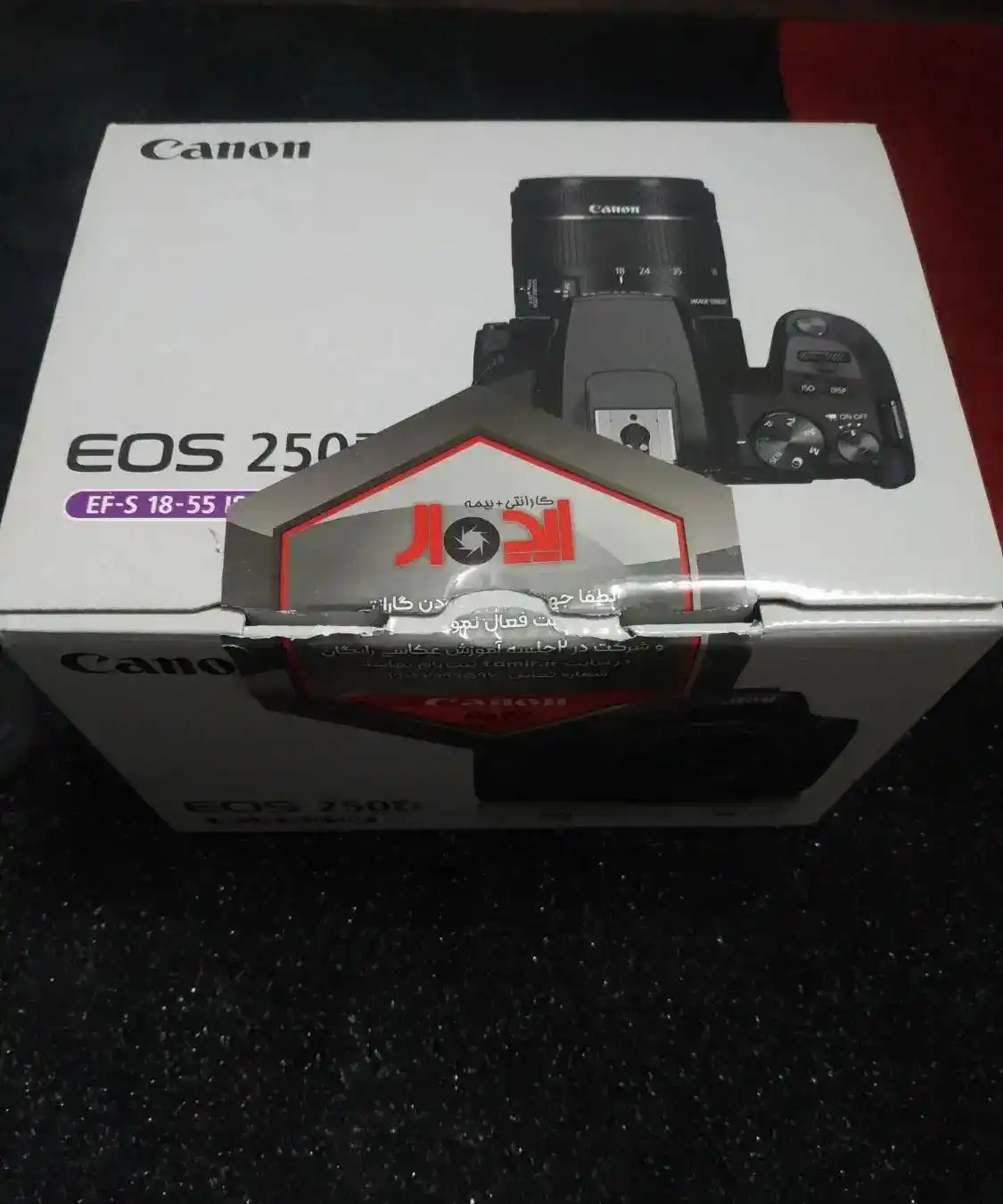 دوربین مدل  250d دست دو