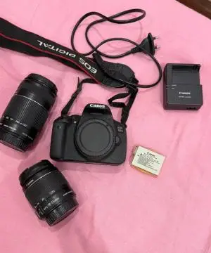 دوربین canon 700D+18-135mm دست دوم