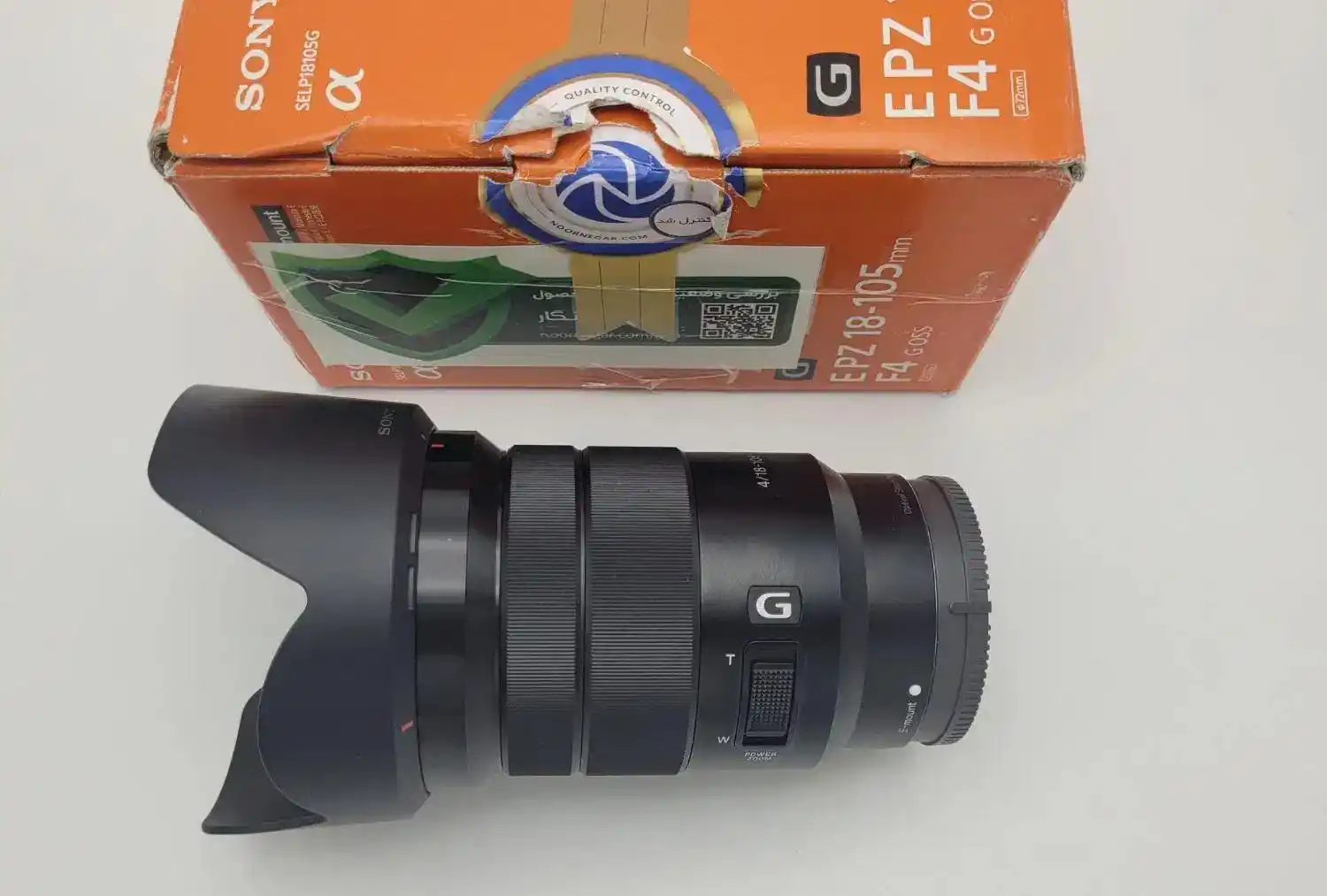 لنز سونی 105-18 PZ سری G دست دو