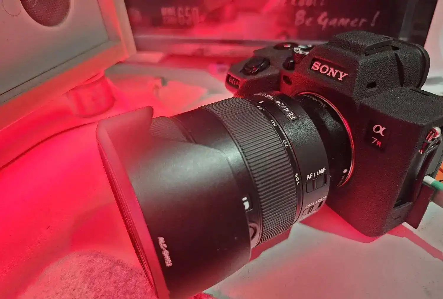 لنز ۲۴ ۱۰۵ sony سونی G Oss در حد+معاوضه دست دو