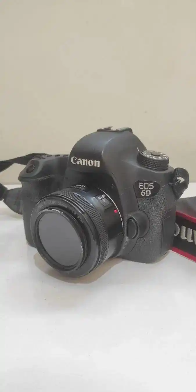دوربین کنون ۶ دی / 6D mark 1 + لنز + کیف دست دو