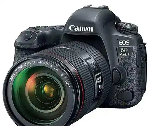 دوربین canon 6d mark ll با لنز 24×105 دست دو