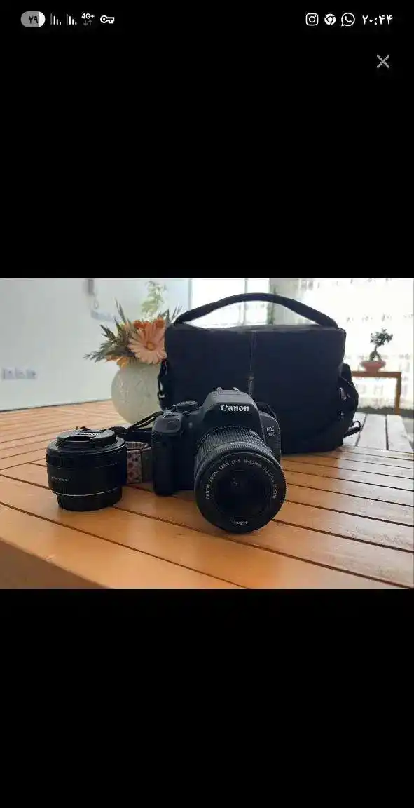 دوربین عکاسی canon 700d دست دو
