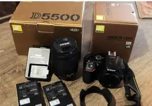 دوربین نیکون D5500 با لنز 55-18 دست دوم