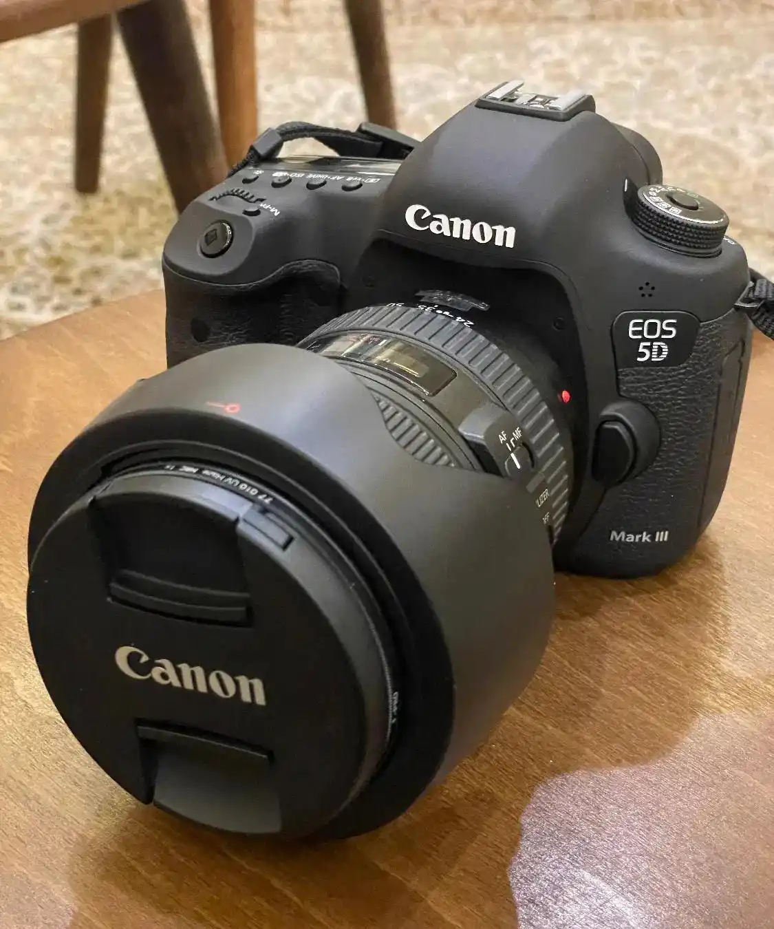 دوربین کانن 5Dmarkiii با لنز ۲۴ ۱۰۵ آکبند دست دو