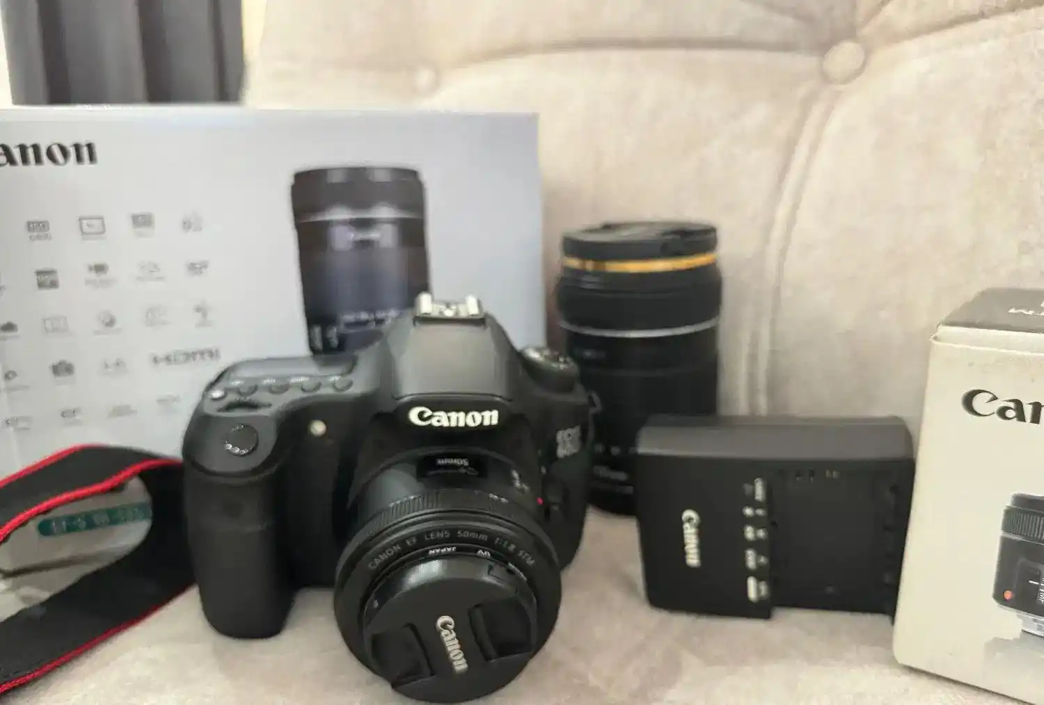 دوربین کنون 60D حرفه ای در حد نو دست دو