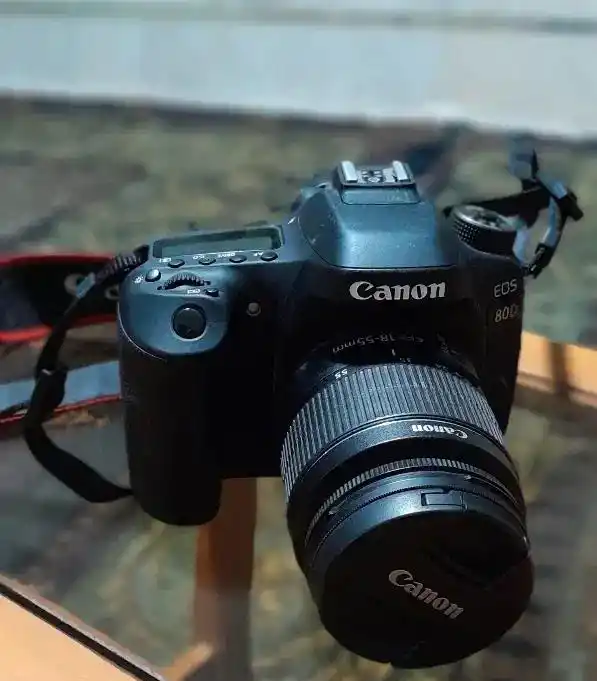 دوربین کنون EOS 80D دست دو
