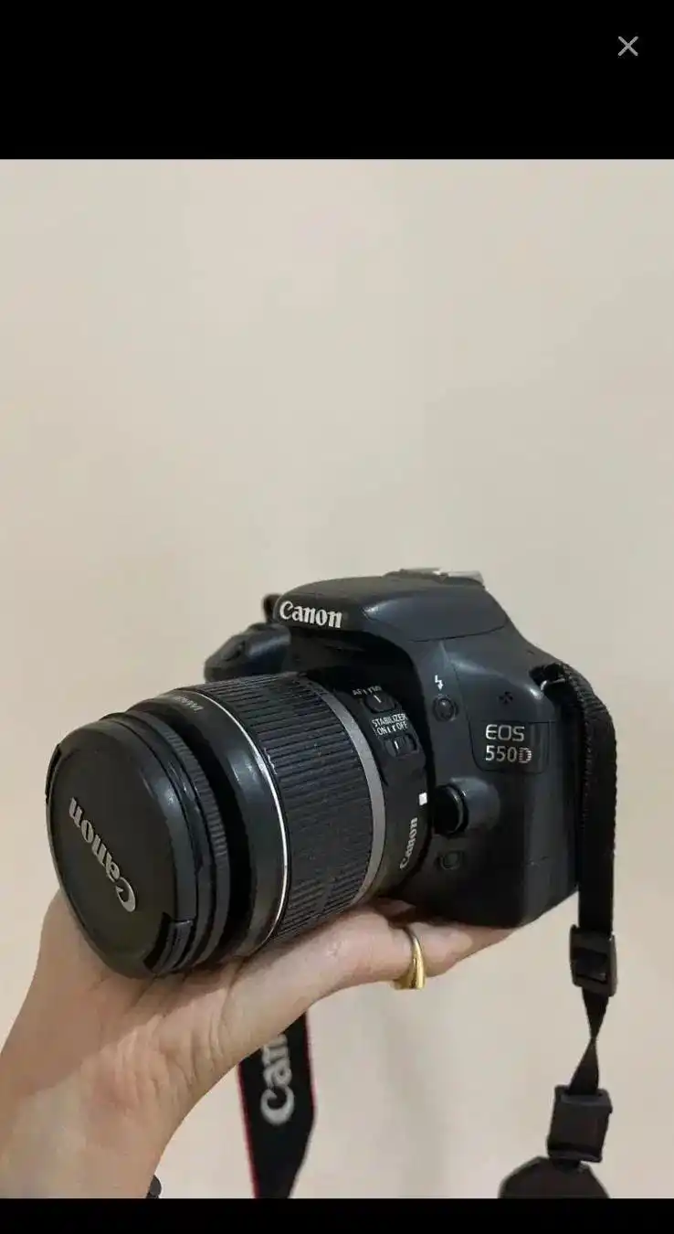 دوربین 550d canon دست دو