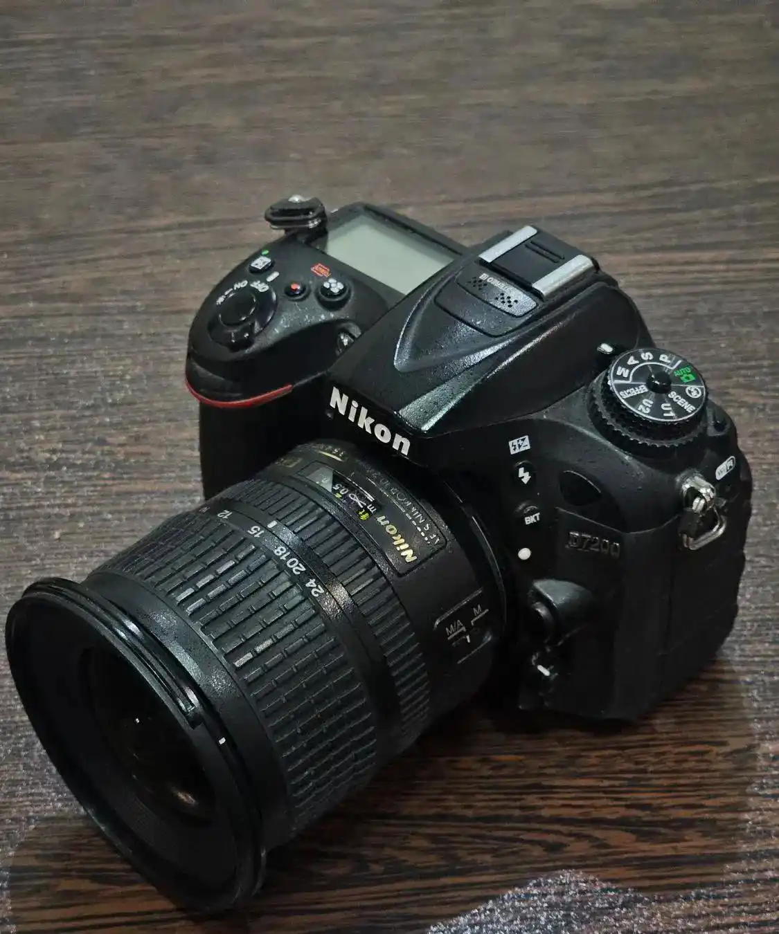 دوربین Nikon D7200 + لنز Nikon 10-24mm دست دو