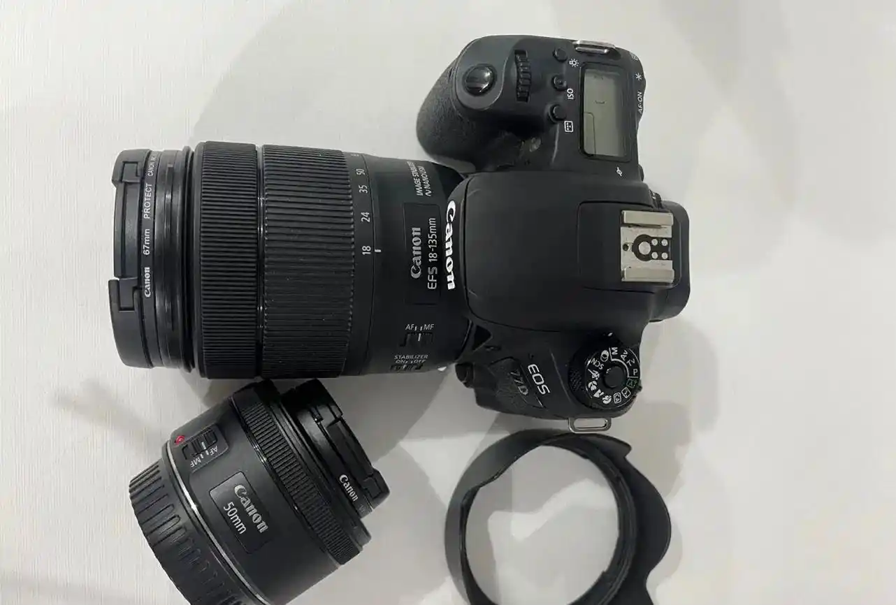 دوربین کانن 77D دست دو