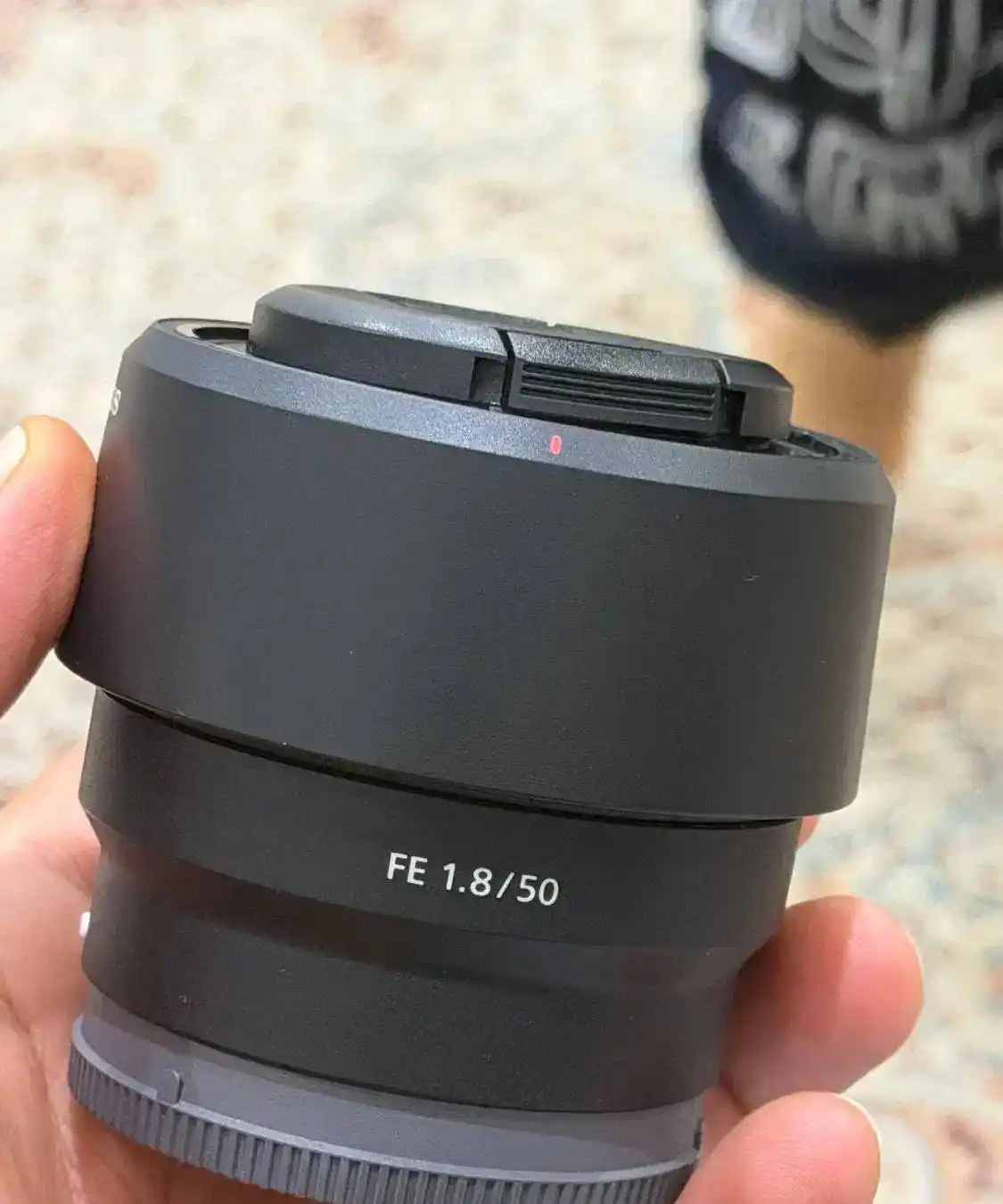 لنز سونی sony 50mm f1.8 دست دو
