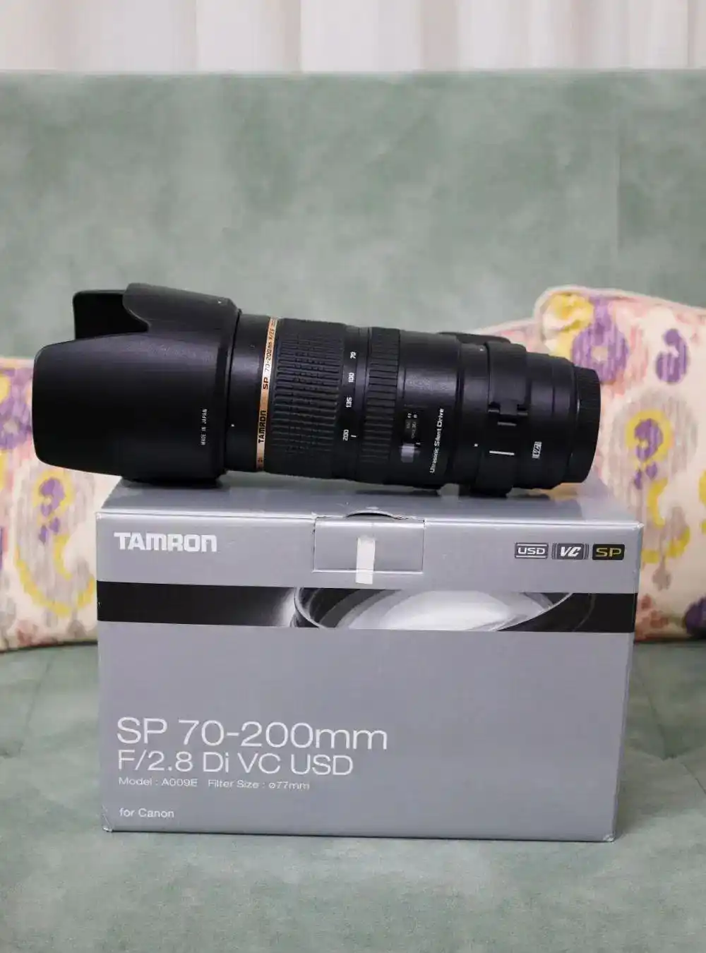 لنز ۷۰ ۲۰۰ تامرون برای کنون دست دو