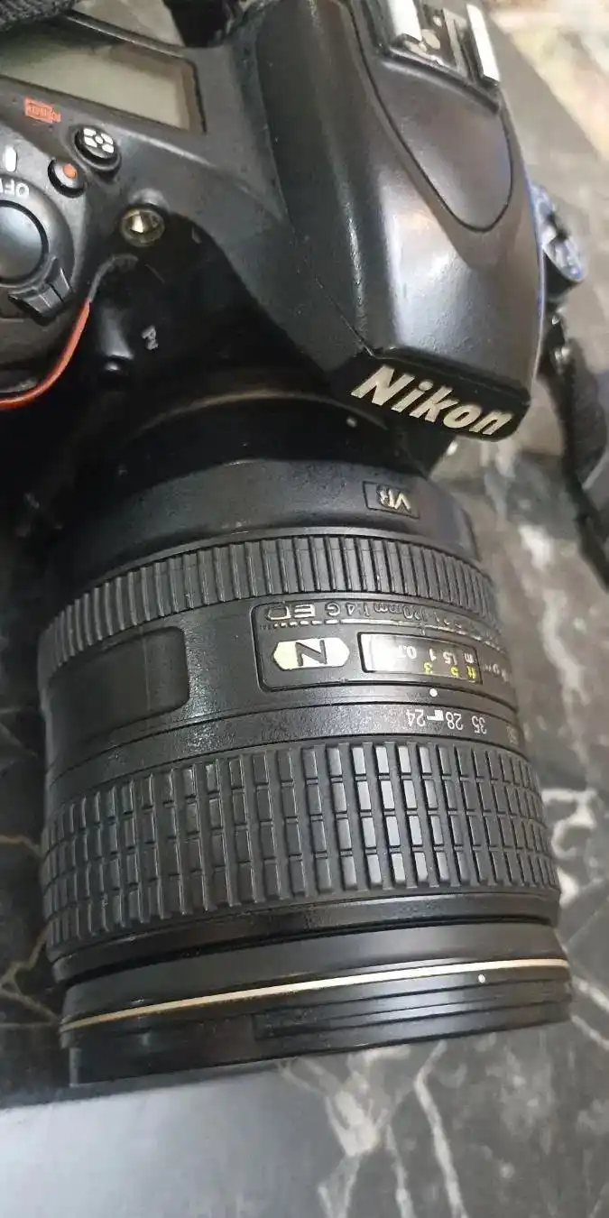 دو عدد لنز نیکون 24-120 و 50 پرایم دست دو
