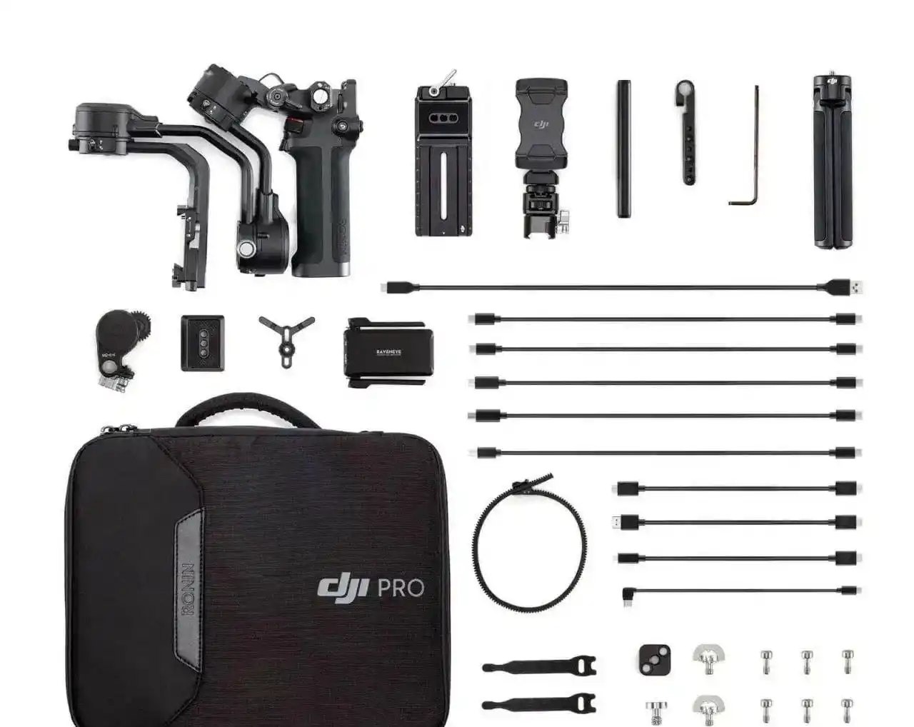 گیمبال حرفه‌ای DJI RSC 2 (نسخه Pro Combo) دست دو