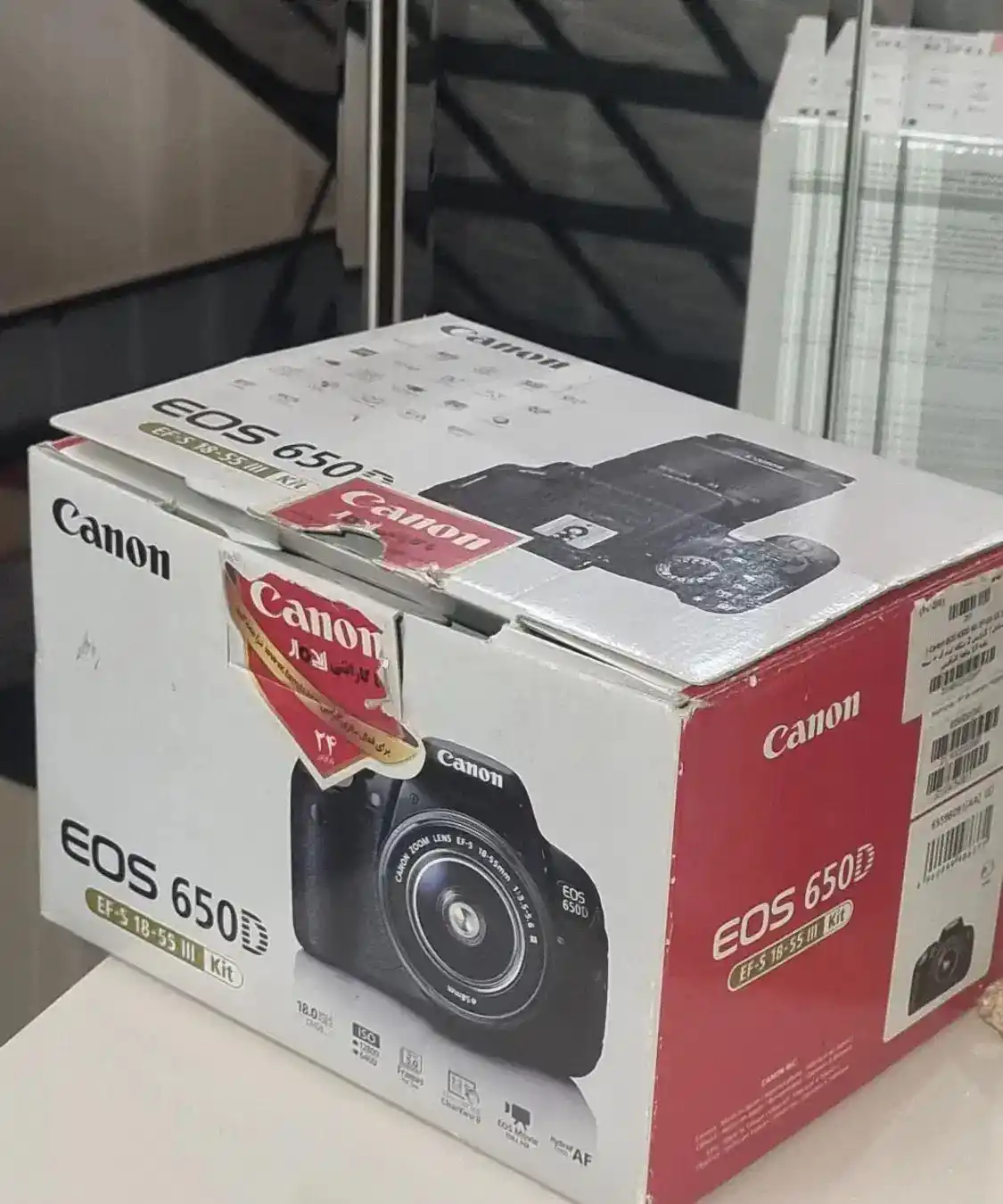 دوربین 650d کنون دست دو