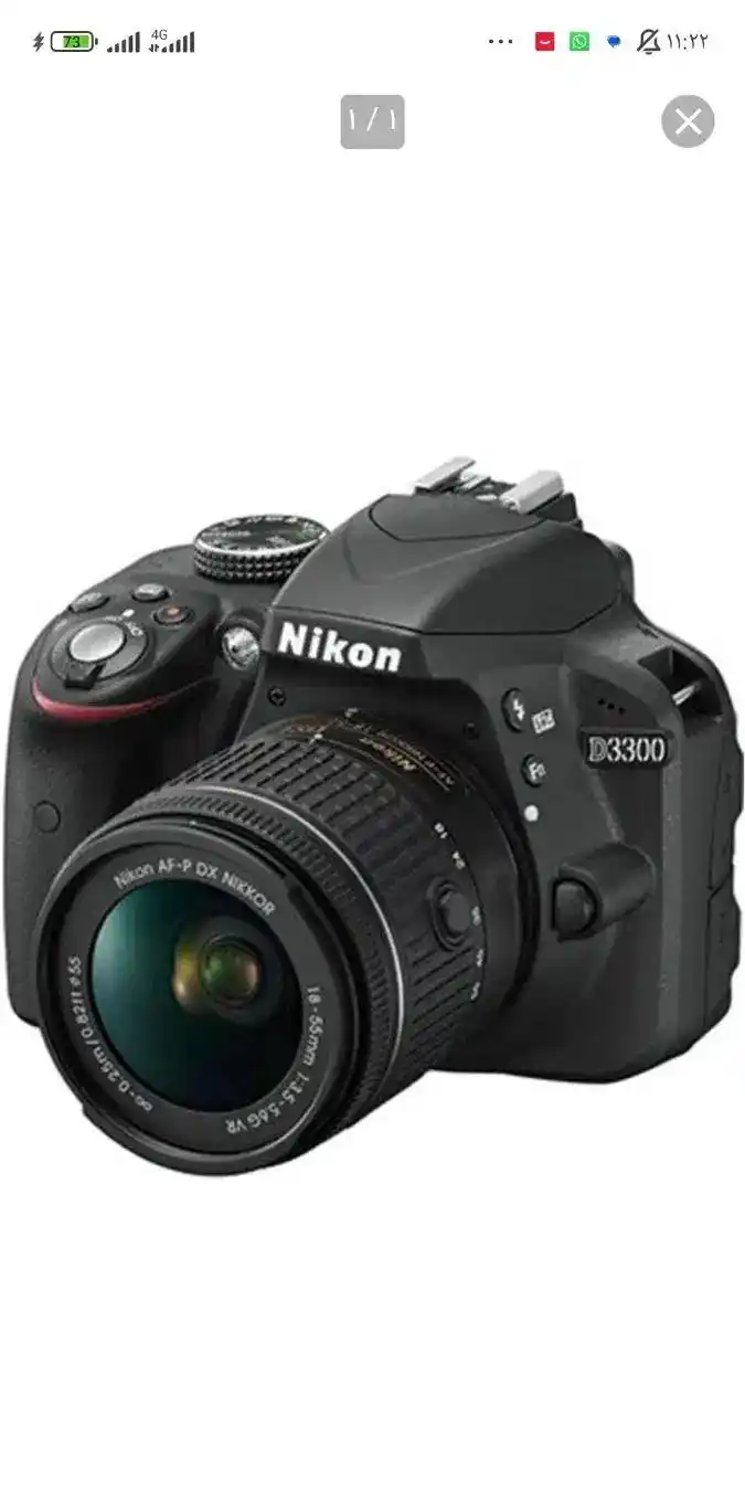 دوربین عکاسی nikon D3300 دست دو
