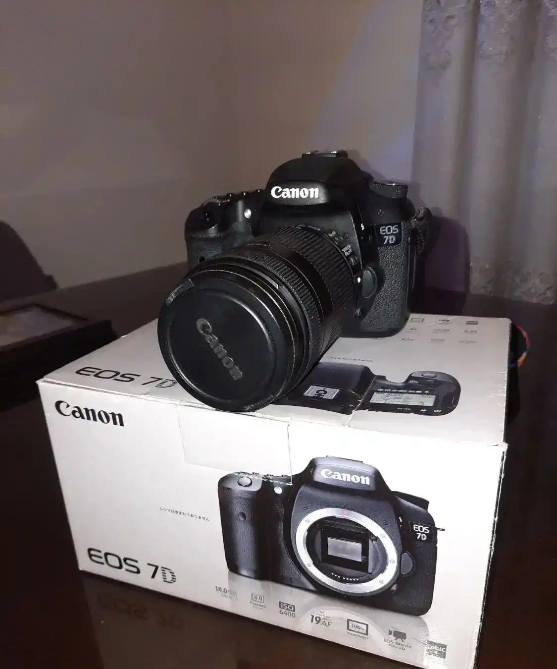دوربین Canon 7D با لنز 18-135 دست دو