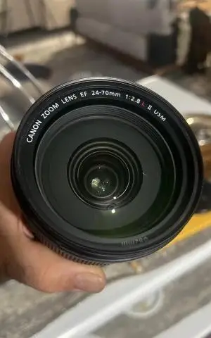 لنز حرفه ای کنون | Canon 24-70 type ii  دست دوم