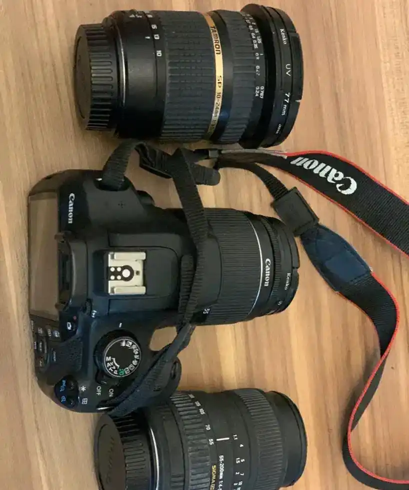دوربین کانن 1200D با ۳ تا لنز دست دو