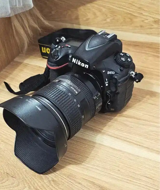دوربین نیکون D810 با لنز 120-24 دست دو