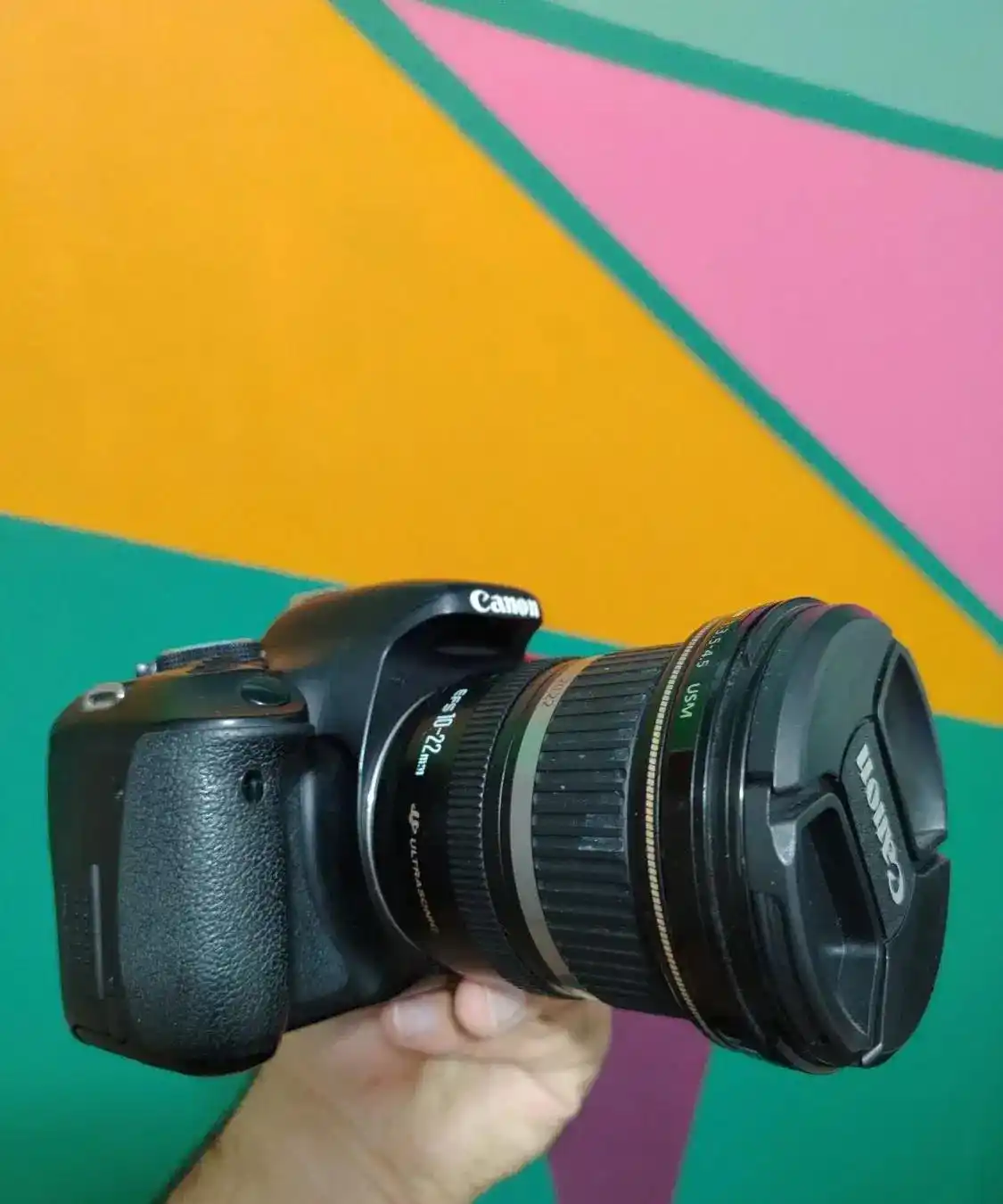 دوربین عکاسی کنون 600d canon لنز 50 و 10 22 دست دو