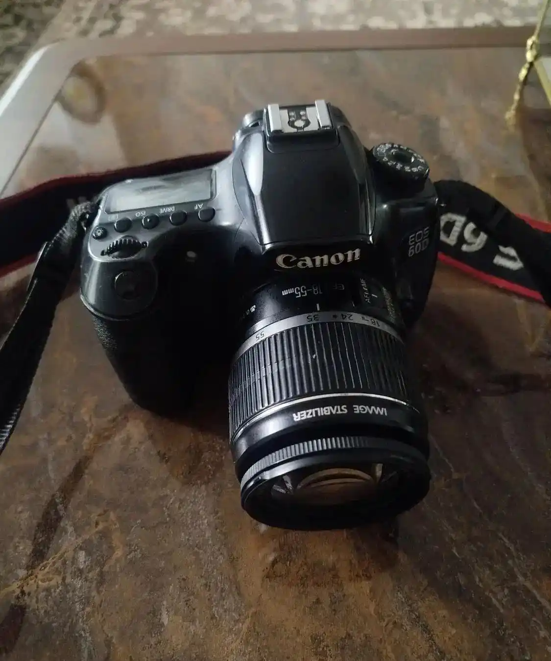 دوربین 60D canon بالنز 18.55 دست دو