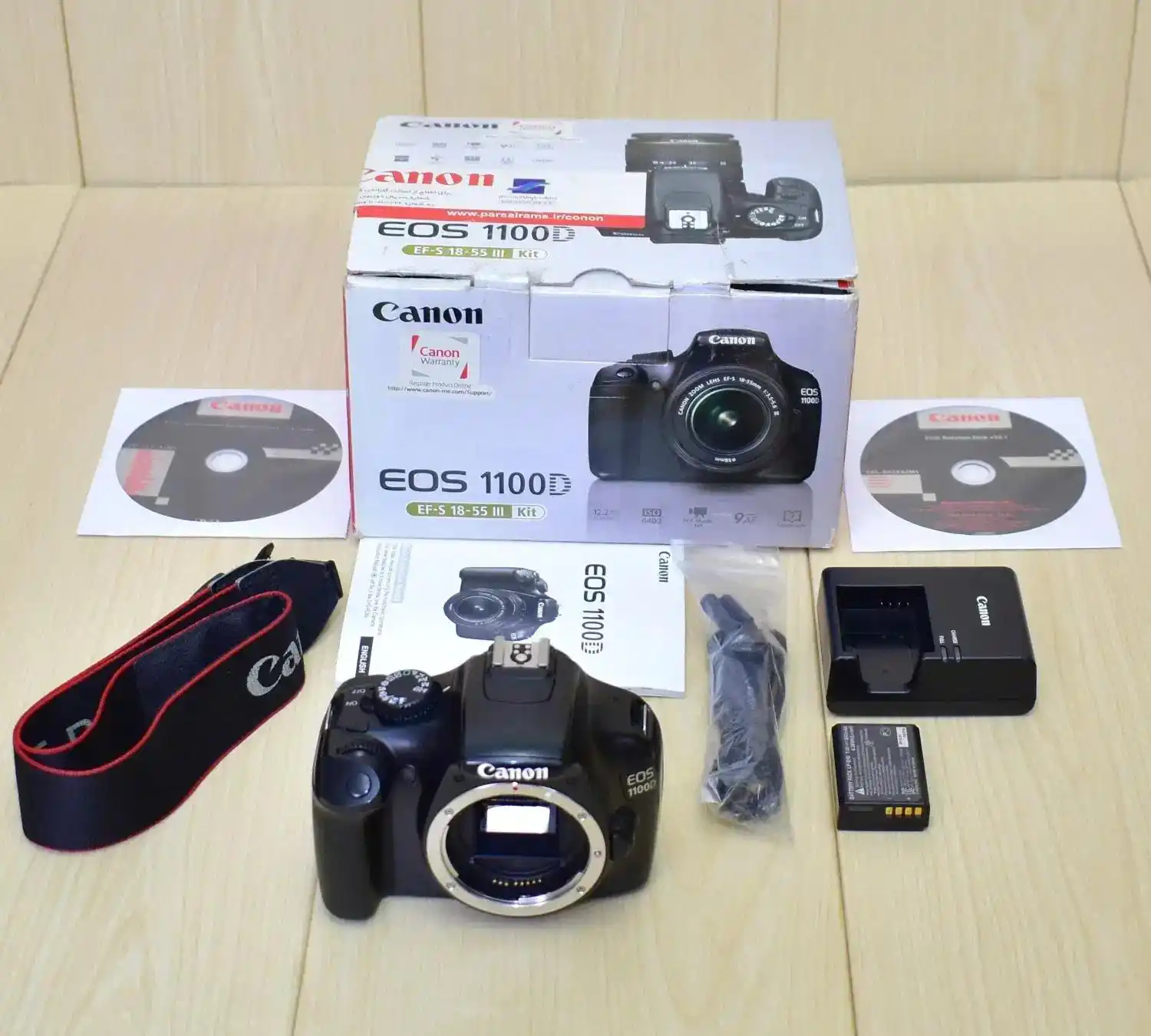 دوربین عکاسی و فیلمبرداری Canon 1100 بدون لنز دست دو