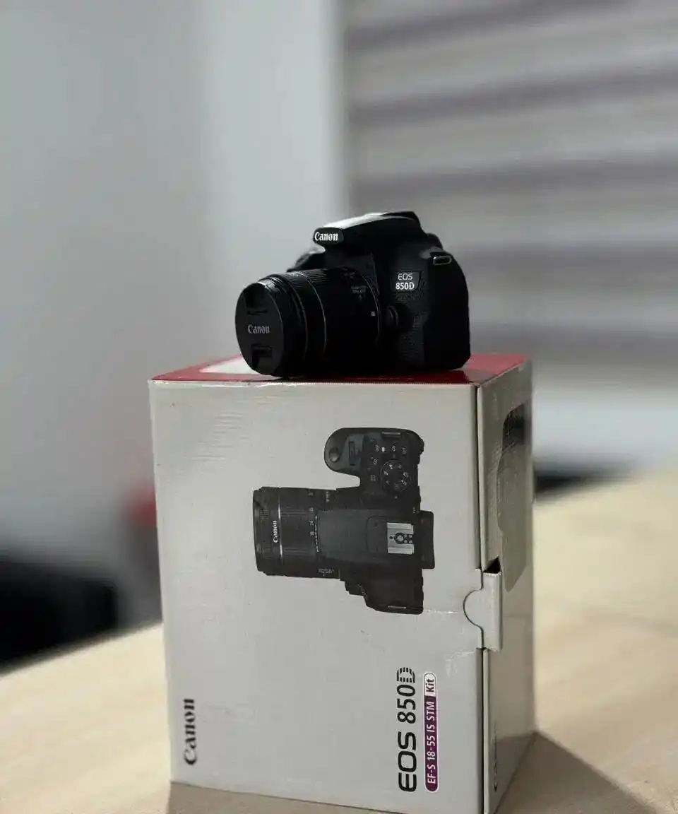 دوربین کنون 850d 18-55 دست دو