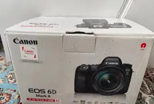 دوربین کنون ۶ دی مارک ۲ بهمراه لنز کنون ۲۴-۷۰ اف ۴ دست دوم