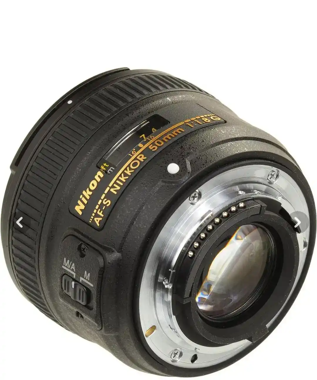 لنز حرفه ای نیکون در حد صفر 50mm f1.8 g دست دو