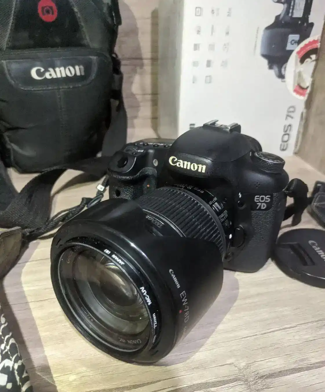 دوربین Canon 7D+18-200 دست دو