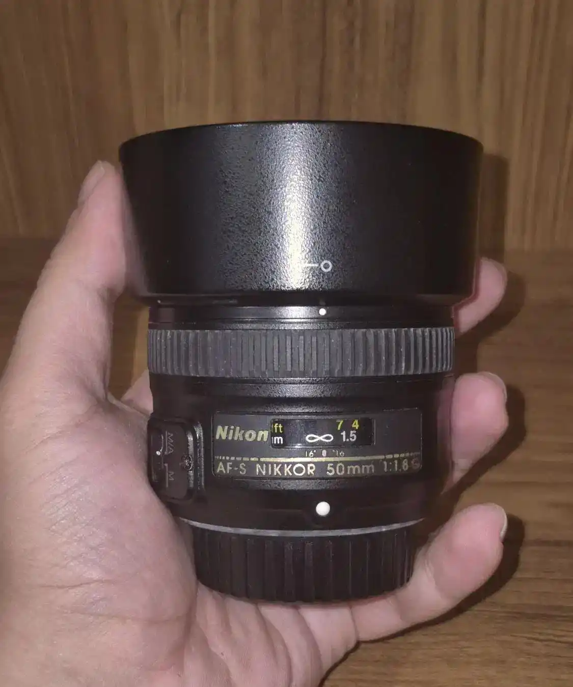 لنز نیکون Nikon AF-S NIKKOR 50mm f/1.8G Lens دست دو