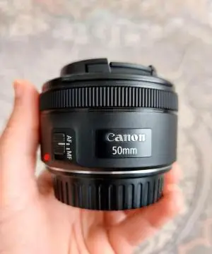لنز 50 mm دست دوم