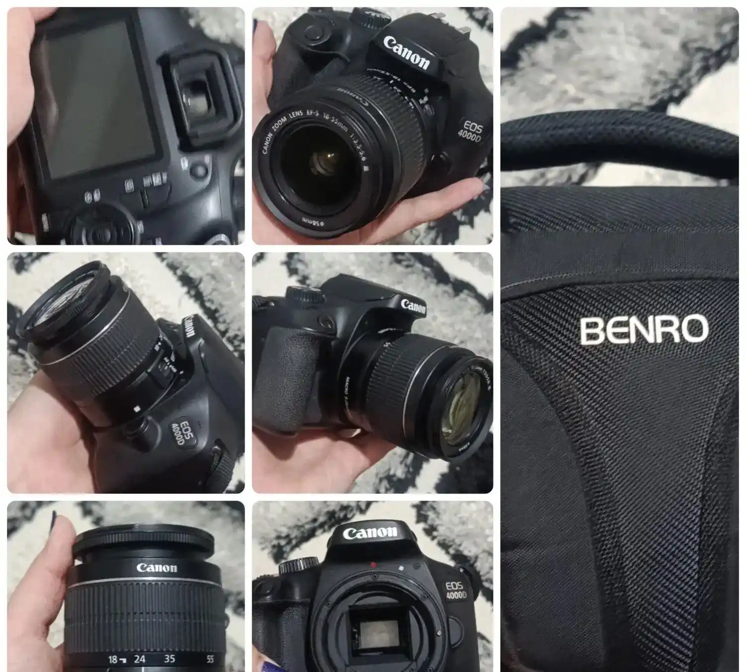 دوربین عکاسی cannon 4000D دست دو