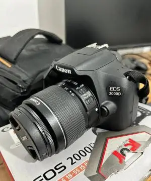 فروش دوربین کانن 2000d در حد نو دست دوم