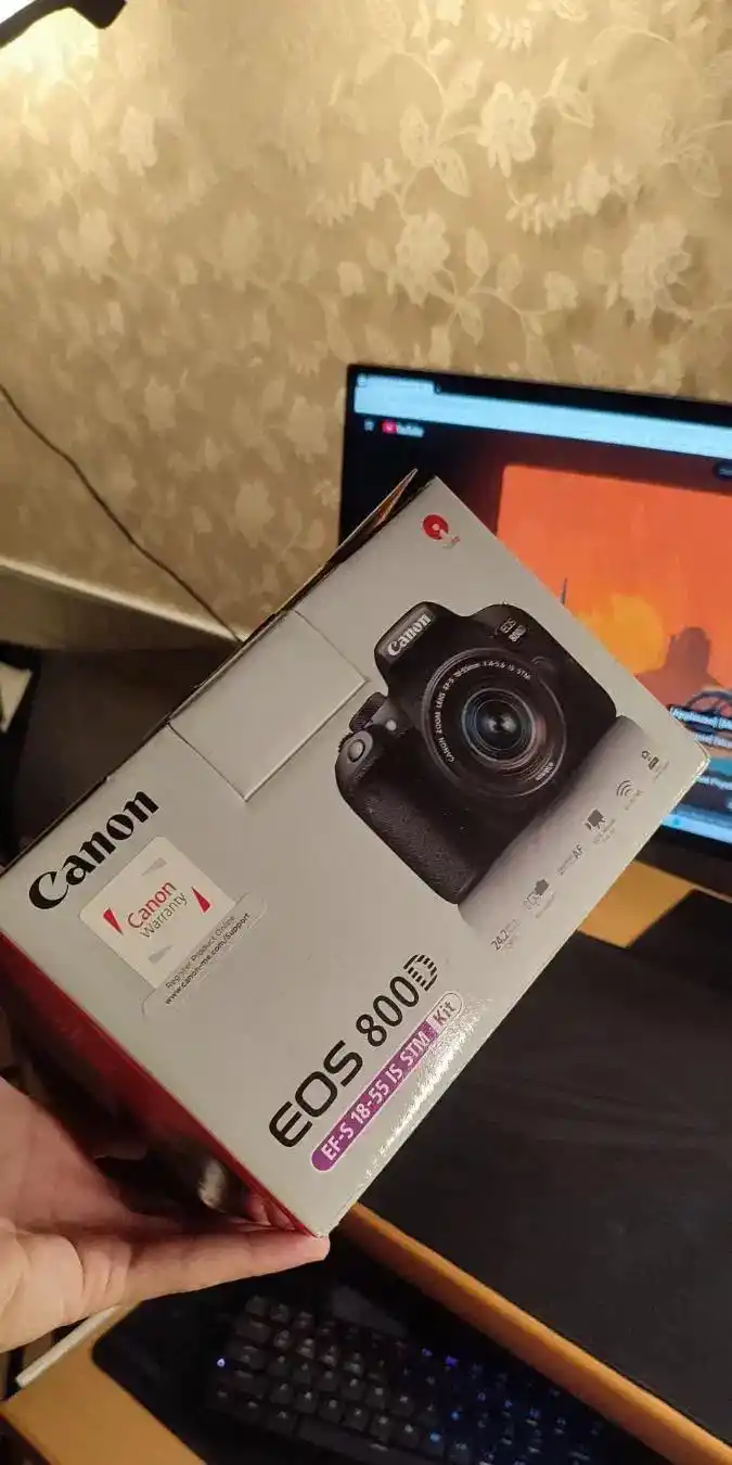 دوربین کنون 800d با دو لنز دست دو