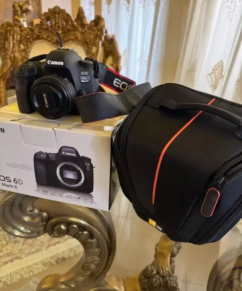 فروش دوربین Canon EOS 6D Mark II فول فریم در حد نو دست دو