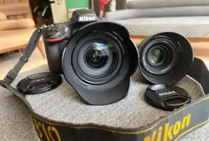 دوربین نیکون D810 و لنز 85 سیگما f1.4 دست دوم