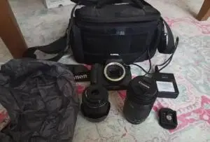 دوربین عکاسی کانن دست دوم Canon 700D+18-55mm (شات9K) دست دوم