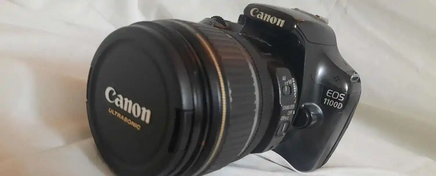 دوربین canon مدل 1100d با لنز Efs 17-85mm دست دو