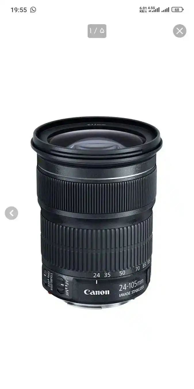 لنز Canon EF 24.105 STM دست دو